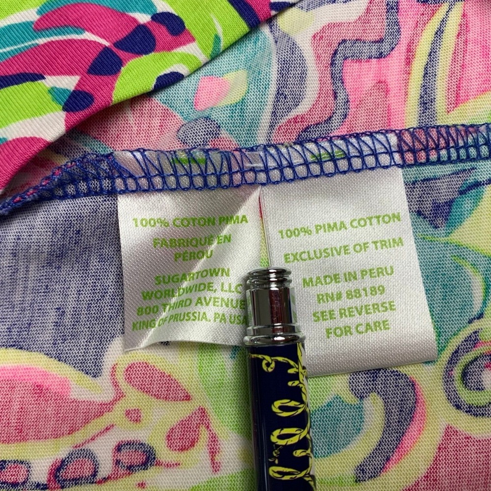 Lilly Pulitzer Marlowe Tee T-Shirt Shift Dress Toucan Play sz XXS 00 0 - Picture 6 of 8